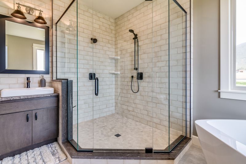 Compact Shower with Bench